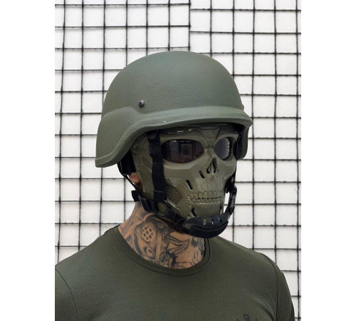 Шлем helmet ballisti oliva ковер в подарок ТН6565