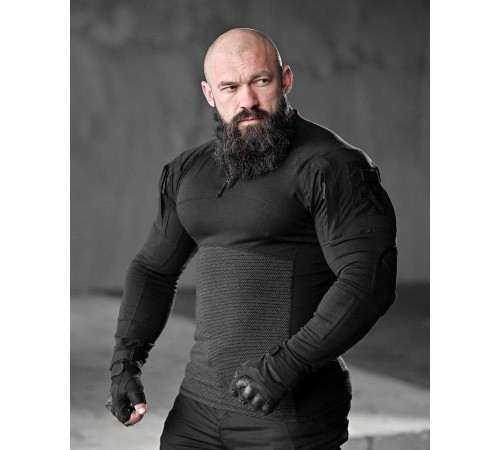 Тактична сорочка Убакс Assault чорний ВТ7665