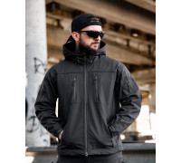 Міська тактична куртка MAXIMUS софтшел darck grey ПП7988