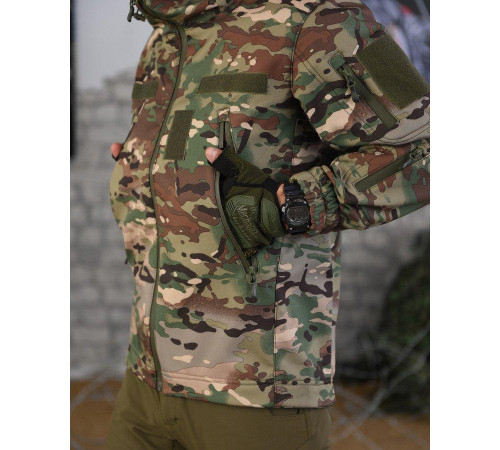 Тактическая курточка софтшел recruit мультикам НП4886
