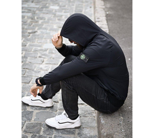 Міська Вітровка Stone island кишеня black 4 ДЛ7035
