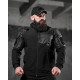 Тактическая ветровка RECOBA черная ДЛ6350