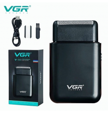 Електробритва VGR V 390 mini шейвер для сухого та вологого гоління, Waterproof (80)