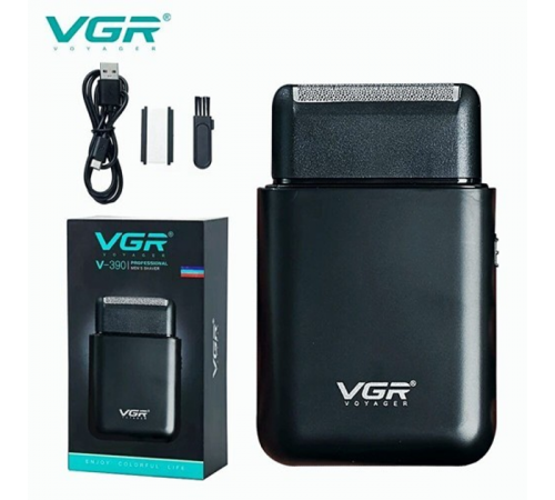 Електробритва VGR V 390 mini шейвер для сухого та вологого гоління, Waterproof (80) за 502 грн