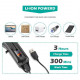 Акумуляторна машинка для стриження (clipper) VGR V-051, 4 насадки, 2500 mAh, LED display