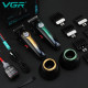 Машинка для стрижки VGR V-010 аккумуляторная беспроводная 6 насадок(20)