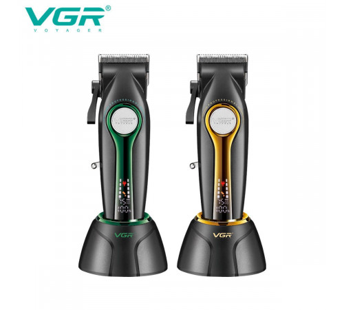 Машинка для стрижки VGR V-010 аккумуляторная беспроводная 6 насадок(20)