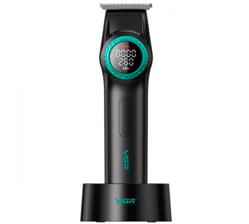 Тример акумуляторний VGR V-977 BLACK, регулювання потужності 6000 — 8000 RPM, 2500 mAh, 4 насадки за 2289 грн