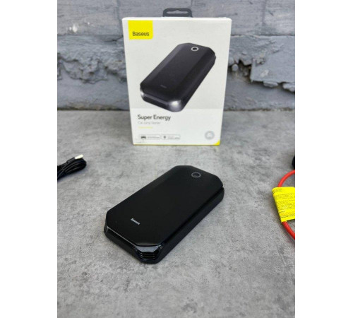 Пускозарядное устройство Бустер Baseus Car Jamp Starter Super Energy 3in1 12V 8000mAh с функцией Павербанка