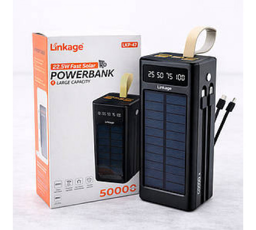 Power Bank турція 50000 mAh з кількома USB-портами зовнішній акумулятор великої ємності, повербанк BOROFONE 50000mAh 22,5W