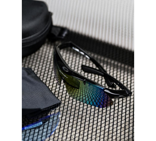 Окуляри тактичні OAKLEY (5 лінз) з поляризацією Чорні ВТ6825 за 1099 грн