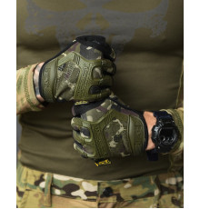 ПАРАЧАТКИ ТАКТИЧНІ MECHANIX M-PACT® FINGERLESS OLIVA GLOVES ВТ1023