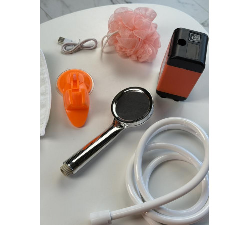 Акумуляторний душ для кемпінгу з насосом Portable outdoor shower 2000mAh ДЛ7231