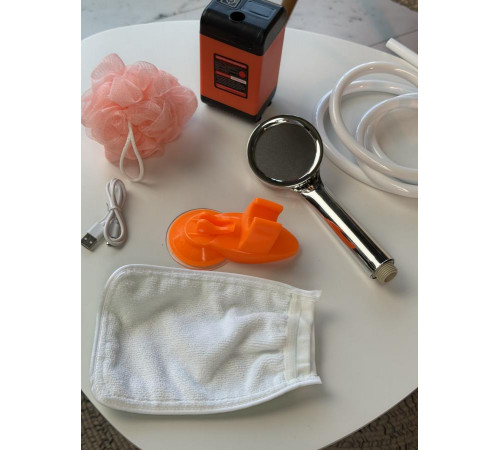 Акумуляторний душ для кемпінгу з насосом Portable outdoor shower 2000mAh ДЛ7231