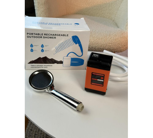Акумуляторний душ для кемпінгу з насосом Portable outdoor shower 2000mAh ДЛ7231