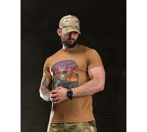 Тактична футболка BORN OF WAR I’m back coyot ВТ4753