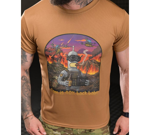 Тактична футболка BORN OF WAR I’m back coyot ВТ4753