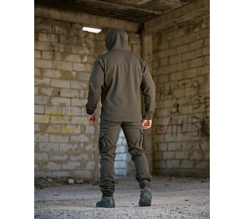 Тактичний костюм софтшел BANDIT oliva ВТ7956