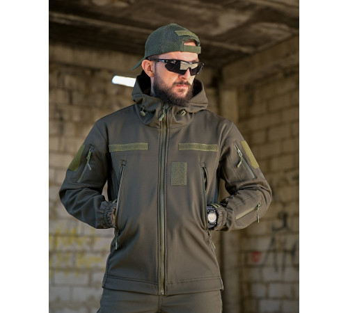 Тактичний костюм софтшел BANDIT oliva ВТ7956