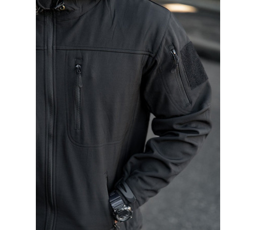 Міська тактична куртка MAXIMUS софтшел black ПП7980