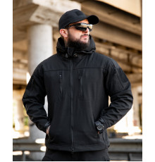 Міська тактична куртка MAXIMUS софтшел black ПП7980