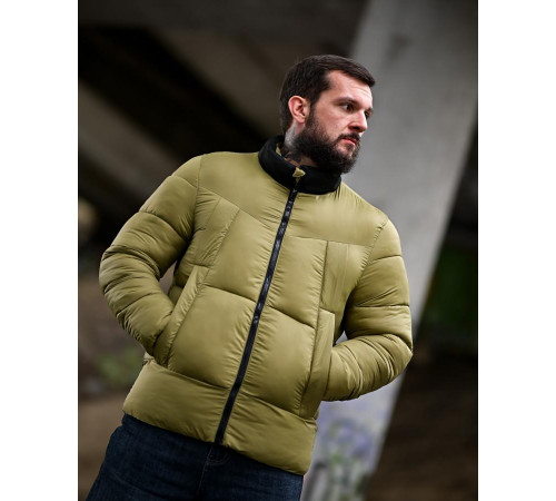 Чоловіча зимова куртка tetrapack олива ПП8136