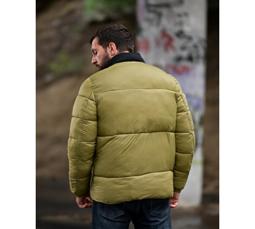 Чоловіча зимова куртка tetrapack олива ПП8136