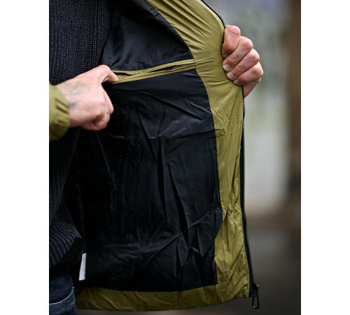 Чоловіча зимова куртка tetrapack олива ПП8136