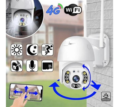 Вулична камера відеоспостереження А6 WiFi ip 360 НР5252