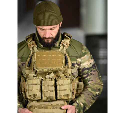 Плитоноска 4 точки скидання 7.62 pixel ВТ5333