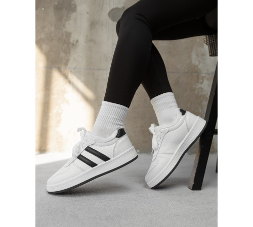 Зимові жіночі кросівки white/black JH130-3 ВТ0498