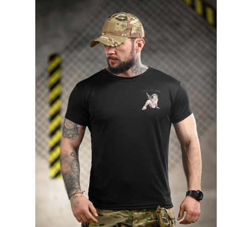 Тактична футболка BORN OF WAR woman black ВТ4712 за 549 грн