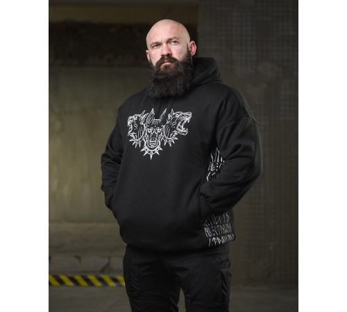 тепла худи ghetto doberman НП4856