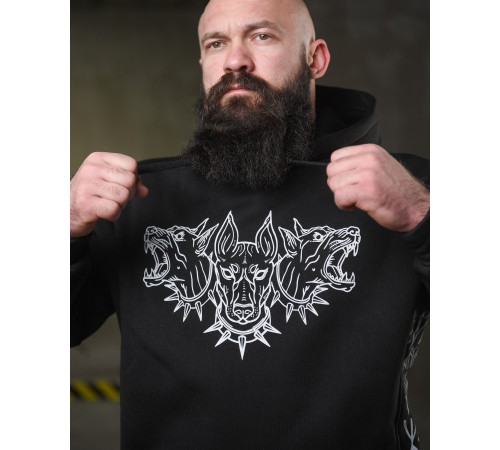 тепла худи ghetto doberman НП4856