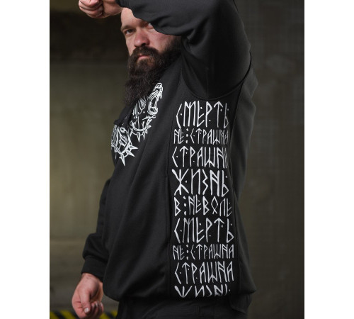 тепла худи ghetto doberman НП4856