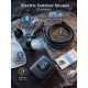 Переносний акумуляторний душ з силіконовим шлангом electric outdoor shower 2400mAh ДЛ7232