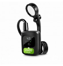 Переносний акумуляторний душ з силіконовим шлангом electric outdoor shower 2400mAh ДЛ7232