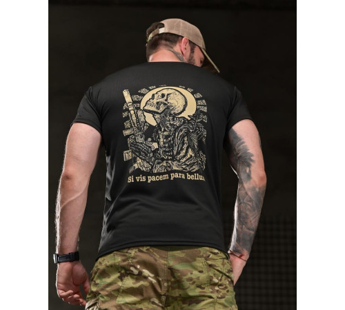 Тактична футболка BORN OF WAR para bellum black ВТ4744