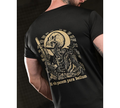 Тактична футболка BORN OF WAR para bellum black ВТ4744