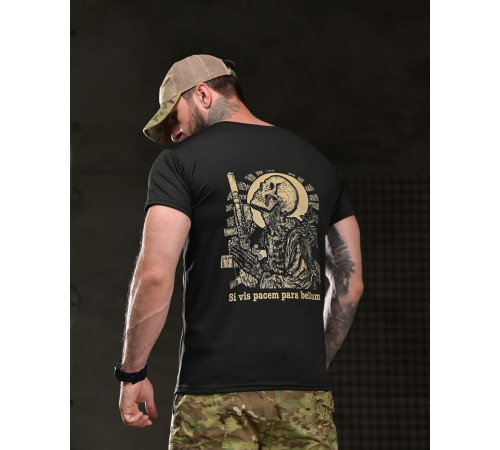 Тактична футболка BORN OF WAR para bellum black ВТ4744