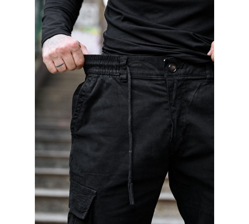 міські штани карго Black РП7432 за 1429 грн