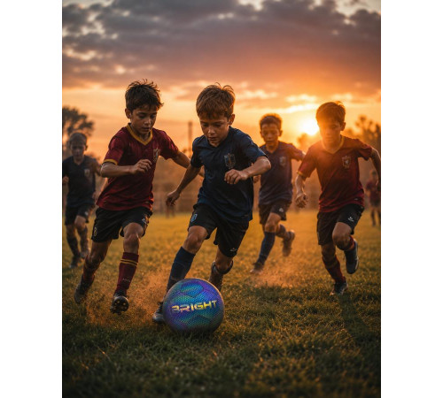 Голографічний м'яч зі світловідбиваючим ефектом Bright ball РН4399