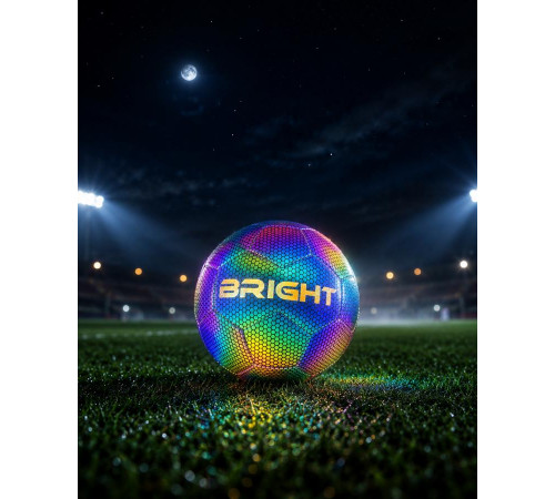 Голографічний м'яч зі світловідбиваючим ефектом Bright ball РН4399