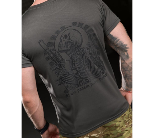 Тактична футболка BORN OF WAR para bellum grey ВТ4745
