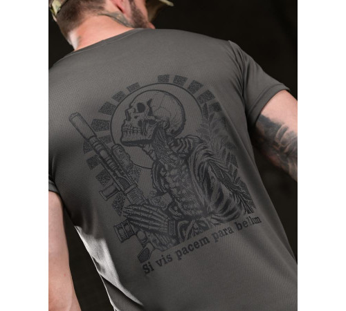 Тактична футболка BORN OF WAR para bellum grey ВТ4745