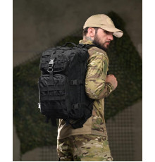 Тактичний штурмовий рюкзак 25л black ВТ6613