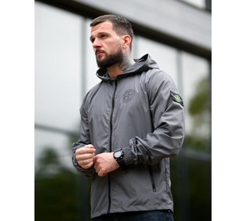 Куртка з кишенею Stone island grey 4 ПП8001