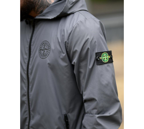 Куртка з кишенею Stone island grey 4 ПП8001