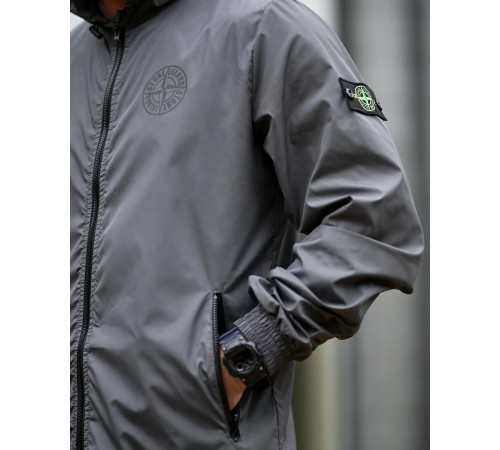 Куртка з кишенею Stone island grey 4 ПП8001