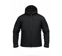 Демісезонна тактична куртка Soft Shell Silver Knight Windstoper чорна ОР1232